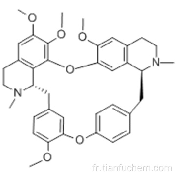 16H-1,24: 6,9-diéthéno-11,15-méthéno-2H-pyrido [2 &#39;, 3&#39;: 17,18] [1,11] dioxacycloicosino [2,3,4-ij] isoquinoléine, 3 , 4,4a, 5,16a, 17,18,19-octahydro-12,21,22,26-tétraméthoxy-4,17-diméthyle -, (57196260,4aS, 16aS) - CAS 518-34-3